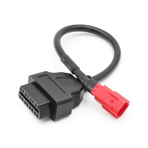 16 Pin à 6 gorgés MotoCycles OBD2 Câble de conversion OBDII Câble adaptateur de diagnostic pour Honda SH5153724-05