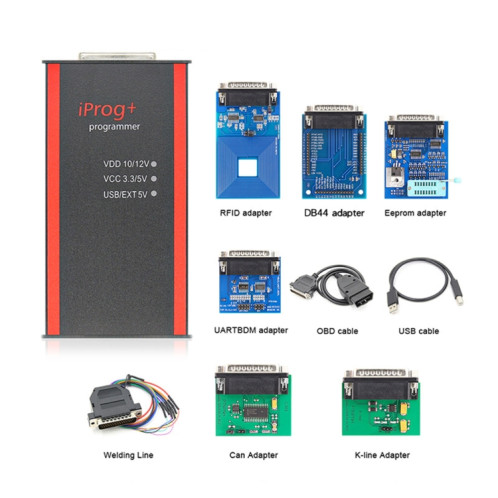 Outil ECU de programmeur de clé de voiture Iprog + Pro V87 12V SH5154968-06