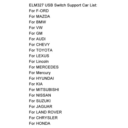 OBD ELM327 V1.5 Câble de diagnostic de défaut de voiture USB avec interrupteur (noir) SH155B1232-04