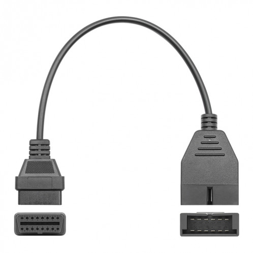 Câble de conversion OBD2 de 12 pin sur 16 pins OBD2 OBDII Câble adaptateur de diagnostic pour GM SH51561944-05