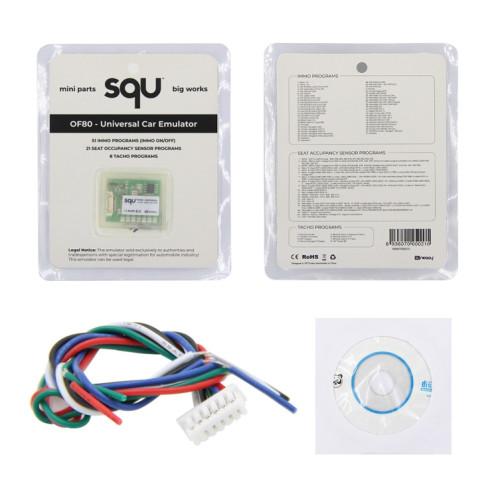 Squ de80 Signal de voiture universel Signal réinitialisation des programmes Immo / Tacho Placez l'outil de capteur d'occupation des sièges diagnostiques ESL SH5158810-06