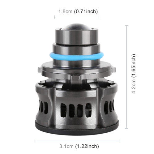 1 paire 9005 27W / DC12V Car phare de LED clignotant en alliage en alliage (lumière blanche) SH74WL1205-08