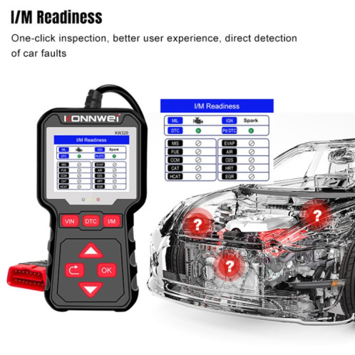 Konnwei KW320 Car OBD2 OUTIL AUTOL SK5712296-08
