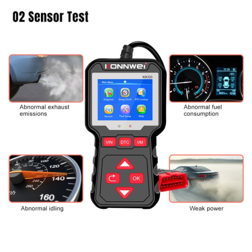 Konnwei KW320 Car OBD2 OUTIL AUTOL SK5712296-08