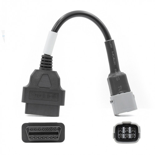 Moto OBD 16PIN Femelle à 6PIN Câble de Connecteur pour Suzuki SH58781859-05