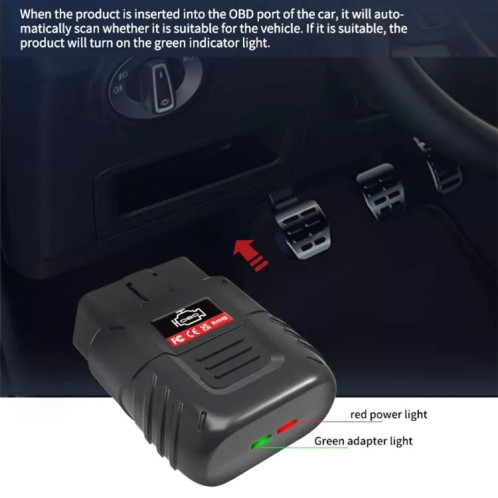 V019 OBD2 Scanner Bluetooth 4.0 ELM327 Outil de diagnostic de voiture SH58861061-07