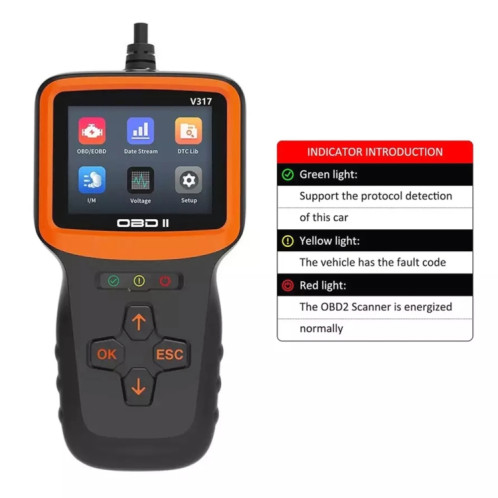 Détecteur de défaut de voiture V317 OBD2 ELM327 Scanner Code Reader SH5888503-09
