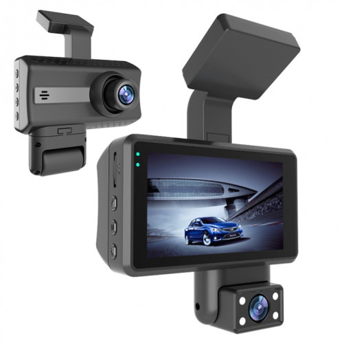 Enregistreur de conduite de caméra de tableau de bord de voiture de vision nocturne infrarouge HD à double caméra avant et intérieure SH59731838-011