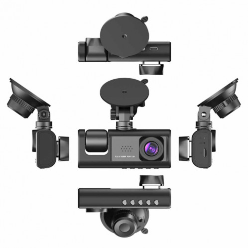 Enregistreur de conduite de voiture de vision nocturne HD vidéo A1 à 3 lentilles SH61441246-010