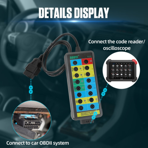 Testeur de détecteur de protocole de diagnostic de voiture DUOYI DY29 OBD2 SD7862718-011