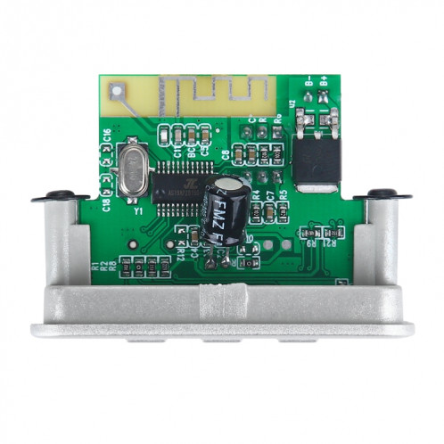 Carte de décodeur de lecteur MP3 Audio 12V de voiture Carte TF Radio FM USB AUX, avec Bluetooth (blanc) SH308W1828-05