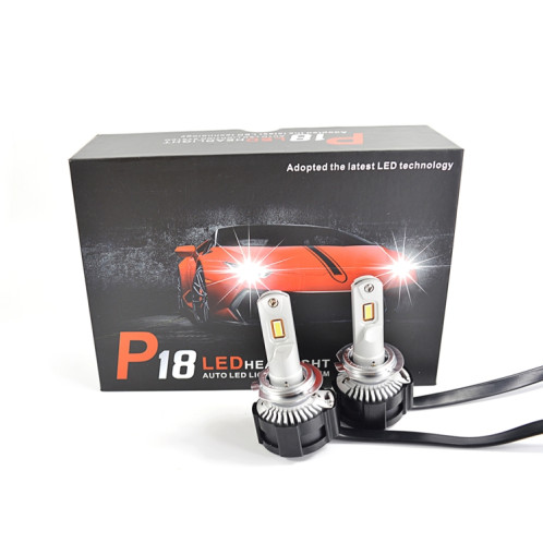 2 PCS P18 H7 DC11-30V 52W 6500K 6500LM lampes de phare de voiture LED SH9691907-011