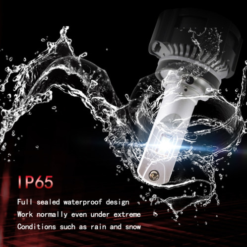 2 PCS P18 H7 DC11-30V 52W 6500K 6500LM lampes de phare de voiture LED SH9691907-011