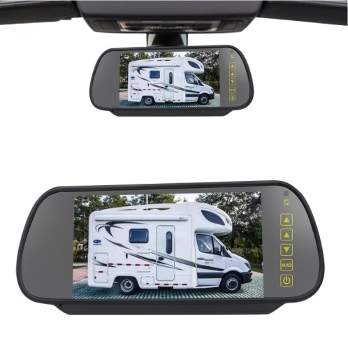 Caméra de recul étanche pour voiture PZ506 + moniteur de recul de 7 pouces pour Mercedes Benz SH97191094-08