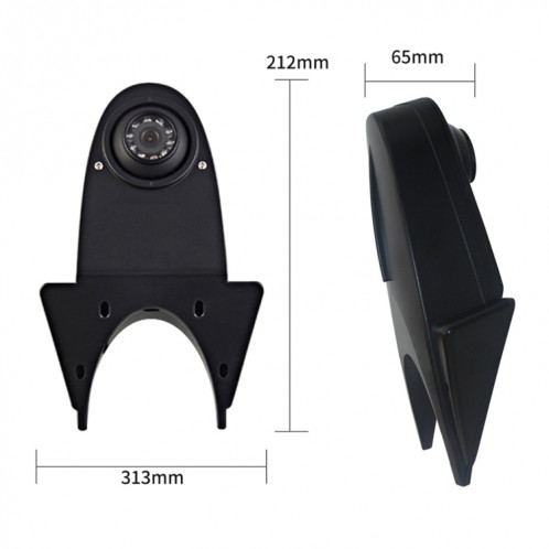 Caméra de recul étanche pour voiture PZ506 + moniteur de recul de 7 pouces pour Mercedes Benz SH97191094-08