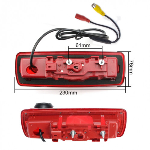 PZ463 caméra de vue étanche à 170 degrés pour voiture + moniteur de vision arrière 7 pouces pour Renault / Opel SH97221192-013