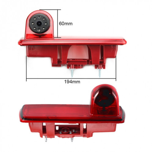PZ463 caméra de vue étanche à 170 degrés pour voiture + moniteur de vision arrière 7 pouces pour Renault / Opel SH97221192-013