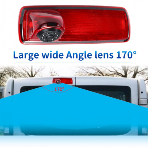 PZ463 caméra de vue étanche à 170 degrés pour voiture + moniteur de vision arrière 7 pouces pour Renault / Opel SH97221192-013