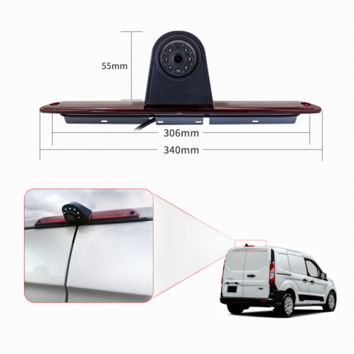 PZ461 voiture étanche haute Position feu arrière feu stop caméra de vue pour Mercedes Benz / Volkswagen SH9730160-010