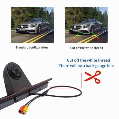 PZ461 voiture étanche haute Position feu arrière feu stop caméra de vue pour Mercedes Benz / Volkswagen SH9730160-010