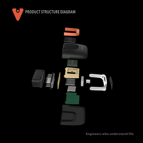 Viecar VP004 voiture Mini OBD + USB / Type-C Interface détecteur de défaut V1.5 WiFi outil de Diagnostic SH98251086-011
