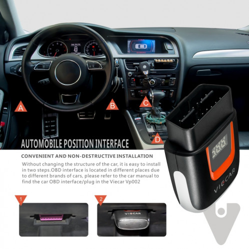 Viecar VP002 voiture Mini OBD détecteur de défaut V1.5 outil de diagnostic WiFi SH98271544-010