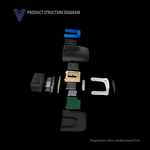 Viecar VP001 Mini OBD Détecteur De Défaut V2.2 Outil De Diagnostic Bluetooth SH98281971-010