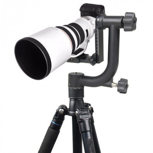 YELANGU Tête de trépied à 360 degrés horizontale pour caméscopes domestiques DV et reflex (noir) SY507B1621-010