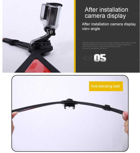 Bullet Time Rig 360 degrés Selfie Mount pour GoPro HERO6 / 5/5 Session / 4 Session / 4/3 + / 3/2/1, Xiaoyi et autres caméras d'action (Noir) SB566B1217-015