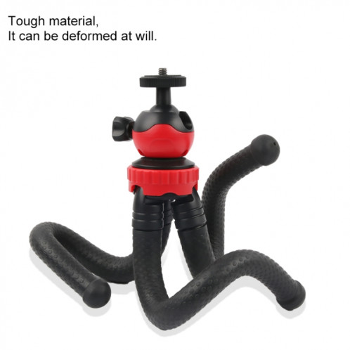 Support de trépied flexible Mini Octopus pour GoPro HERO6 / 5/5 Session / 4 Session / 4/3 + / 3/2/1, Xiaoyi et autres caméras d'action SS05721394-011