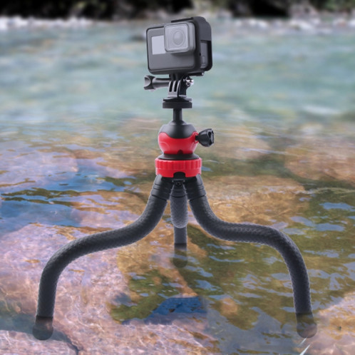 Support de trépied flexible Mini Octopus pour GoPro HERO6 / 5/5 Session / 4 Session / 4/3 + / 3/2/1, Xiaoyi et autres caméras d'action SS05721394-011