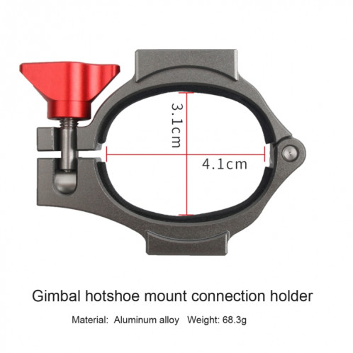 Support d'extension pour mini trépied + lampe de poche pour DJI OSMO Mobile 2 SH0604785-010