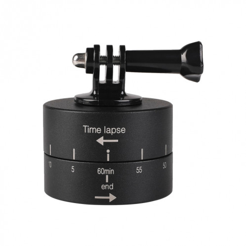 Rotation automatique à 360 degrés Adaptateur principal de trépied pour stabilisateur en accéléré pour GoPro (noir) SH659B153-010