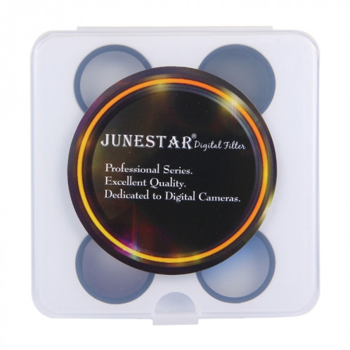 JUNESTAR 6 en 1 Proffesional 34mm Filtre d'objectif (CPL + UV + Gradual Red + Gradual Orange + Gradual Blue + Gradual Grey) pour DJI Phantom 3 & 4 SH06691754-09