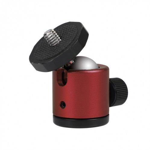 Rotule panoramique en métal avec rotation à 360 degrés pour appareils photo reflex numériques et numériques (rouge) SH671R1507-08