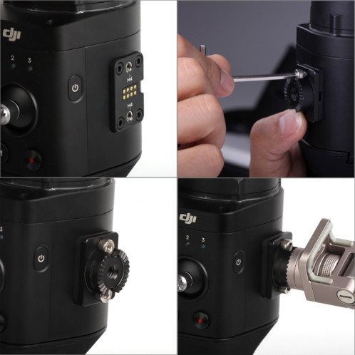Sunnylife RO-Q9152 Adaptateur de pince de montage pour DJI Ronin S Gimbal (Noir) SH747B990-06