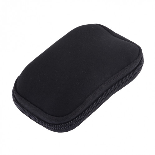 Housse de sac de rangement en néoprène U Disk, taille du sac: 12x8cm (noir) SH771B1389-05