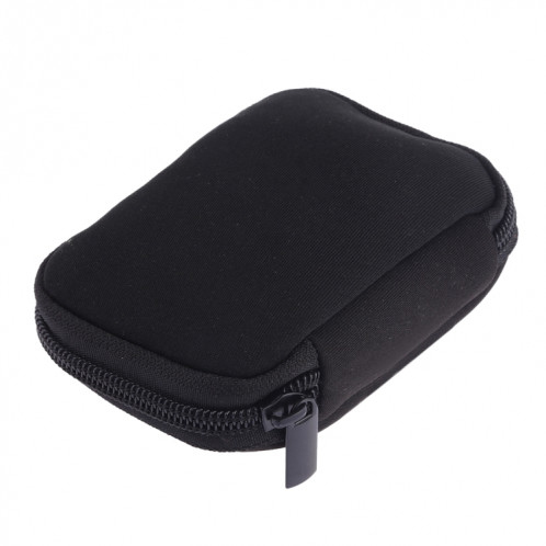Housse de sac de rangement en néoprène U Disk, taille du sac: 12x8cm (noir) SH771B1389-05