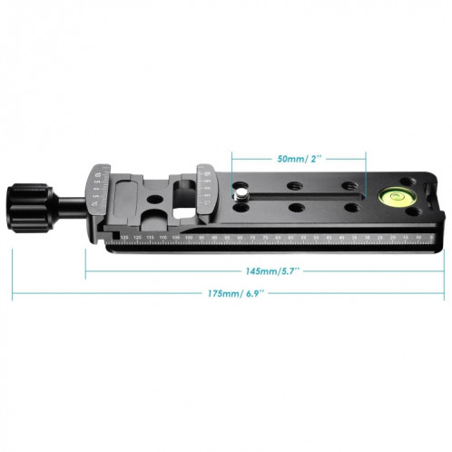 Rail de fixation à glissière nodale verticale 150 mm FVR-150 polyvalent pour objectif Fisheyes et angle large, compatible avec la pince Arca Swiss RRS SH0807204-04