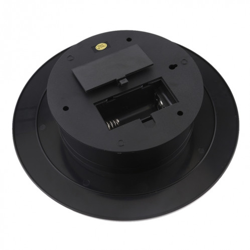 25cm 360 degrés Turntable rotative d'affichage de platine de tournage vidéo Video Props PlayTable pour la photographie, chargez 3 kg, alimenté par batterie (blanc) SH868W1686-06