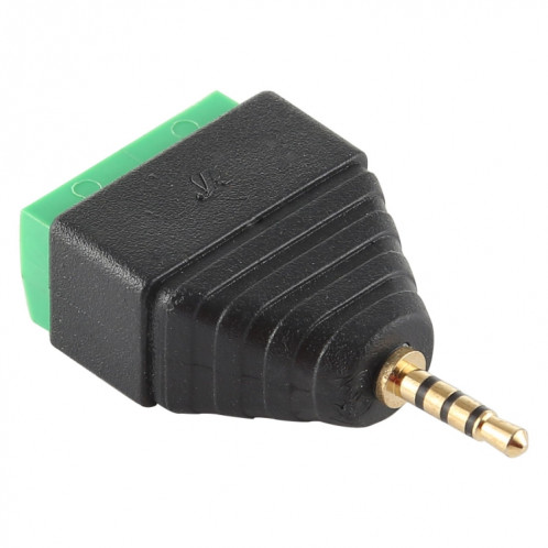 Connecteur audio stéréo de bornier mâle à 4 broches de 4 mm de 2,5 mm SH09061244-04
