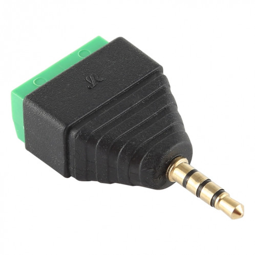 Connecteur audio stéréo de bornier mâle de 3,5 mm à 4 broches de 4 mm SH09071852-04
