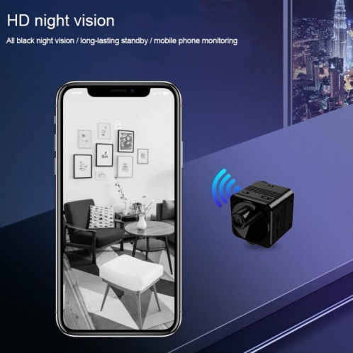 R89 Full HD 1080P WiFi Mini caméra enregistreur DV, détection de moniteur de soutien et Vision nocturne et enregistrement en boucle et carte TF SH09481811-016
