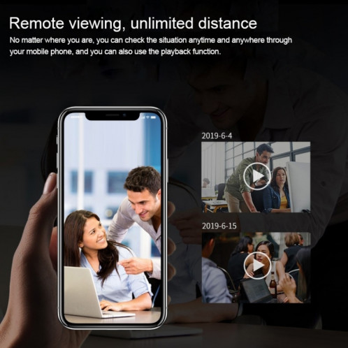 R89 Full HD 1080P WiFi Mini caméra enregistreur DV, détection de moniteur de soutien et Vision nocturne et enregistrement en boucle et carte TF SH09481811-016
