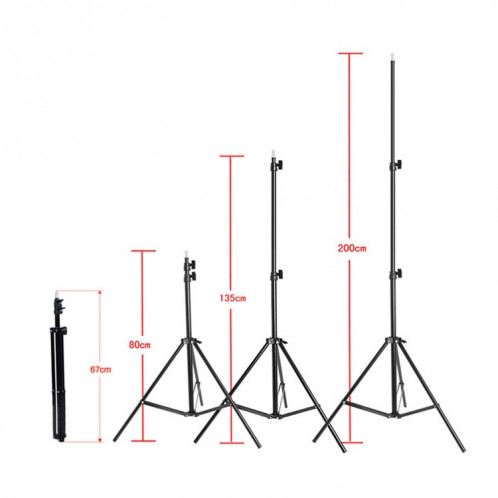 50x70cm Softbox Single Light + 200cm Heigh Photographie Prise de vue de la photographie Trépied Stand Stand + Bras JIB JIB SUPPORT STUDIO FLASH LUMIÈRE SH0991265-09