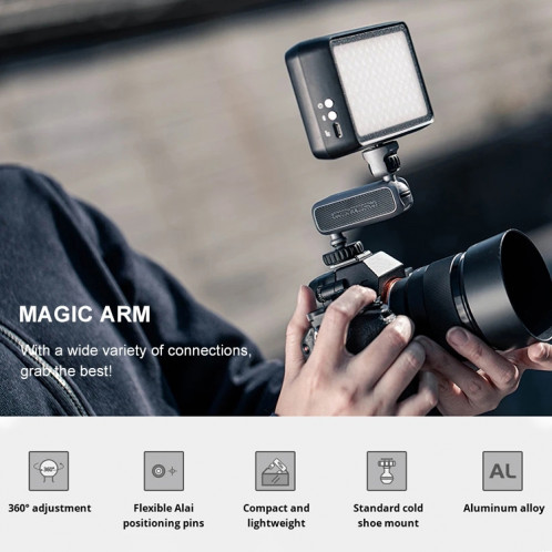 PGYTECH 360 degrés de réglage du support de bras magique pour appareil photo reflex (gris) SP024H1308-010