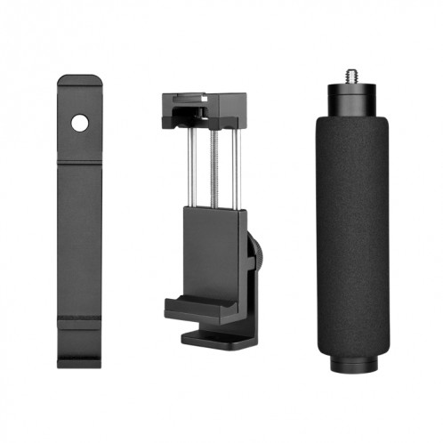 YELANGU PC08 YLG0117A Support de support de poignée avec pince métallique pour téléphone portable (noir) SY044B1785-016
