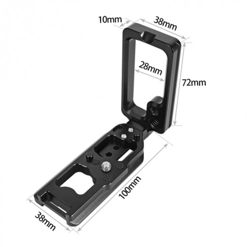 Support de Base de support de plaque en L à dégagement rapide de prise de vue verticale 1/4 pouce pour Nikon Z6 / Z7 SH11041956-09