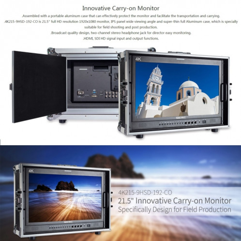 SEETEC 4K215-9HSD-CO 1920x1080 21,5 pouces SDI / HDMI Full HD Director Box Camera Field Monitor SS11211352-015