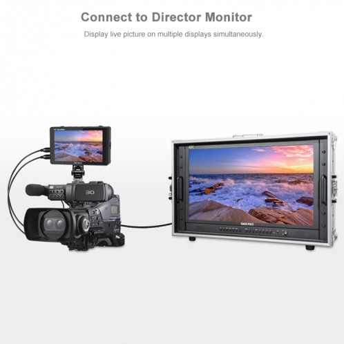 FEELWORLD LUT6S 1920x1080 2600 nits 6 pouces écran IPS HDMI 4K écran tactile SDI HDI caméra moniteur de terrain SF1131768-025